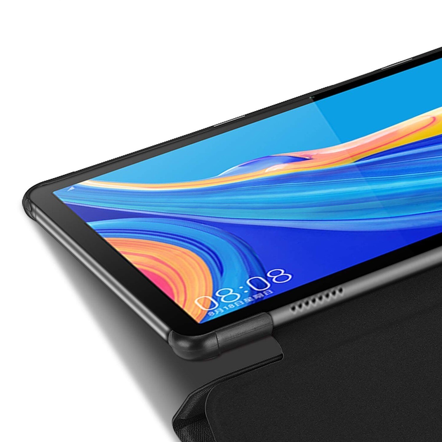 Husa tableta, DuxDucis, Poliuretan/Piele ecologica, Pentru Huawei Mediapad M6 10.8, Negru