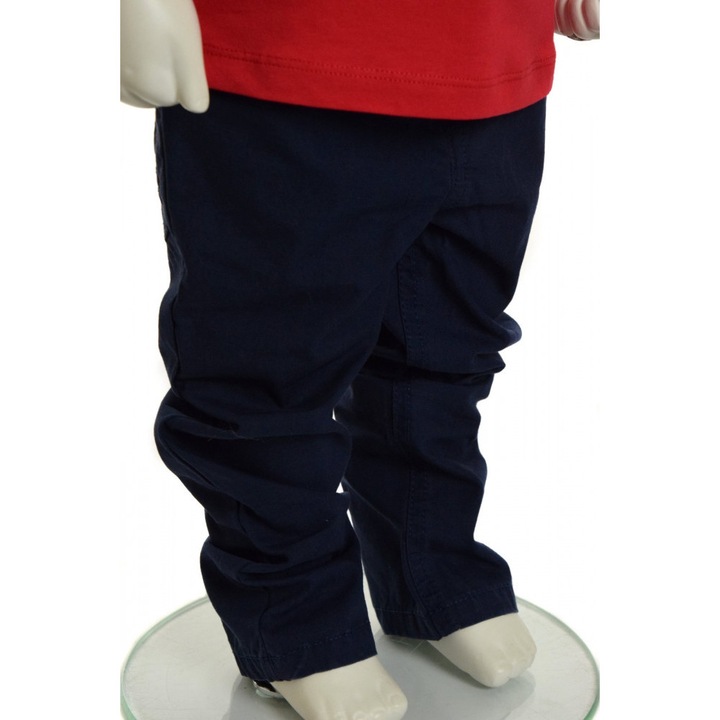 Tommy Hilfiger sötétkék gyerek nadrág övvel – 86