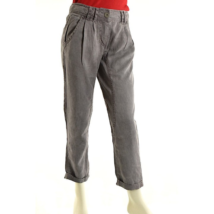 Pantaloni fete, s.Oliver, Lyocell, 128 cm, Gri