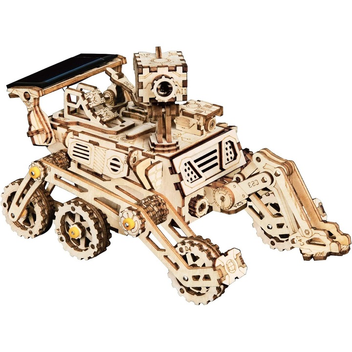 3D пъзел ROKR, Harbinger Rover Количка за слънчева енергия за космически лов, 213 части