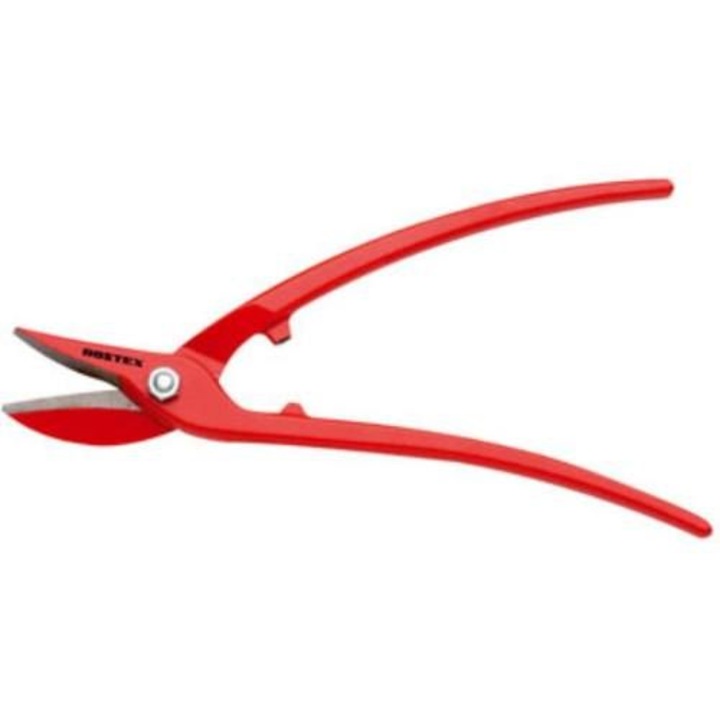 Foarfeca tabla, Rostex, 250 mm, Rosu