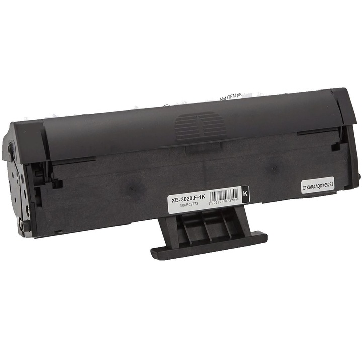 Festékkazetta, Tonerino, XEROX 106R02773 kompatibilis, 1500 oldal, fekete, X3020 Xerox Phaser 3020, WorkCentre 3025, 3020