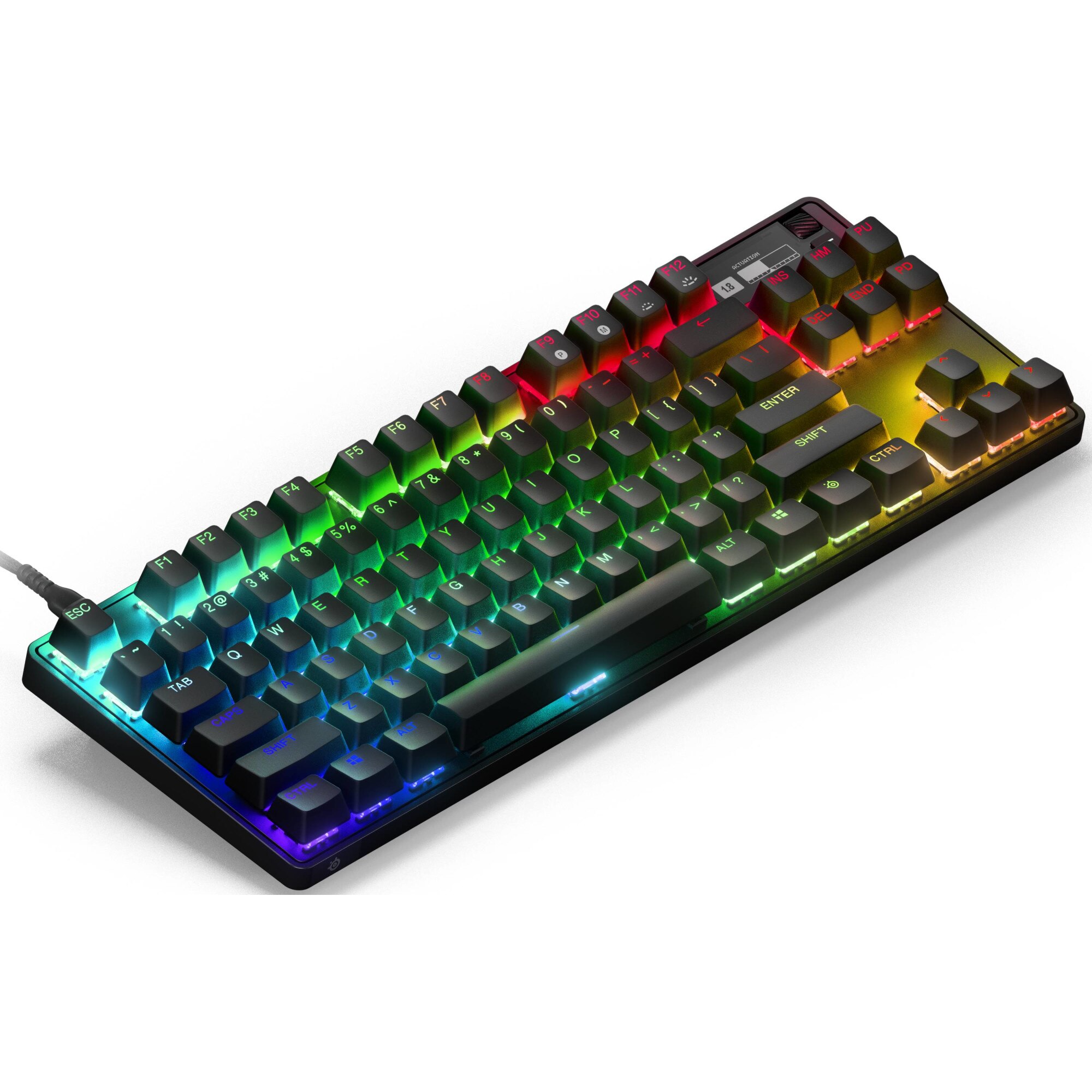 Геймърскa клавиатура SteelSeries Apex Pro TKL 2023, Черен, USB - eMAG.bg