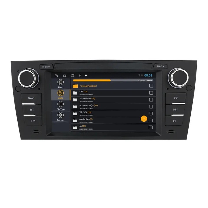 Multimedia cu navigatie pentru BMW E90, E91, E92, E93 2005-2012 Android 11 8 nuclee 6GB+128GB 4G LTE