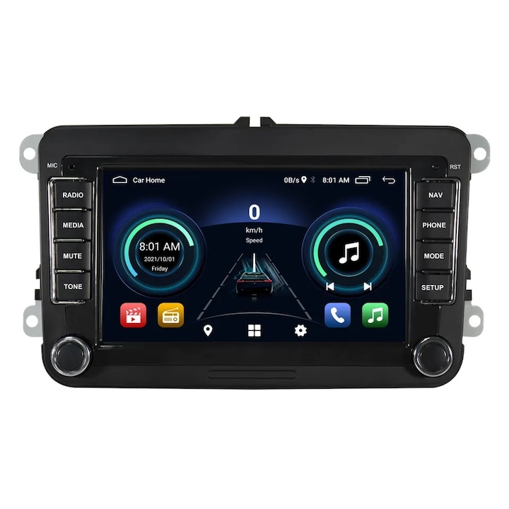 Мултимедия с навигация за Skoda, Seat, Volkswagen, Vw, Passat, Golf, 2GB+32GB Android 12