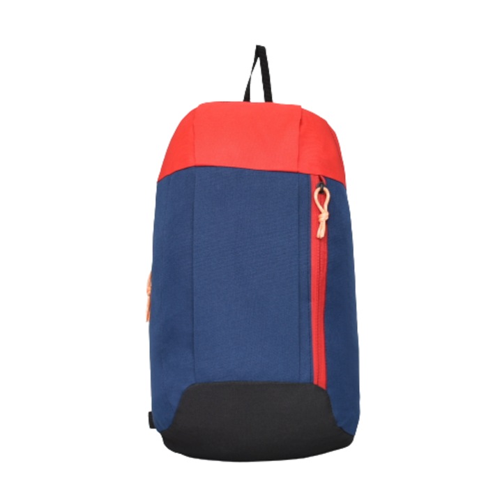 Rucsac sport, 22/40/13 cm, Textil, Albastru/Rosu