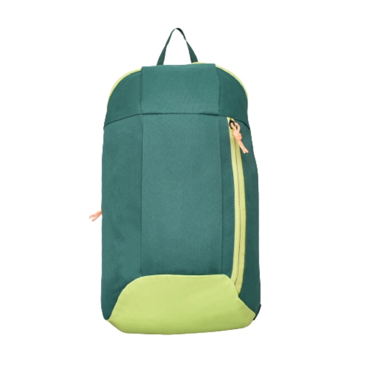 Rucsac sport, 22/40/13 cm, Textil, Verde inchis