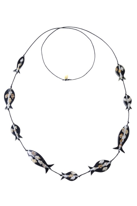 Colier, Gloria Maris Handmade, 89924 Negru, Reglabila