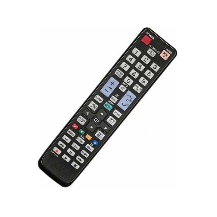 Дистанционно LCD, съвместимо със Samsung BN59-01015A, Черен цвят