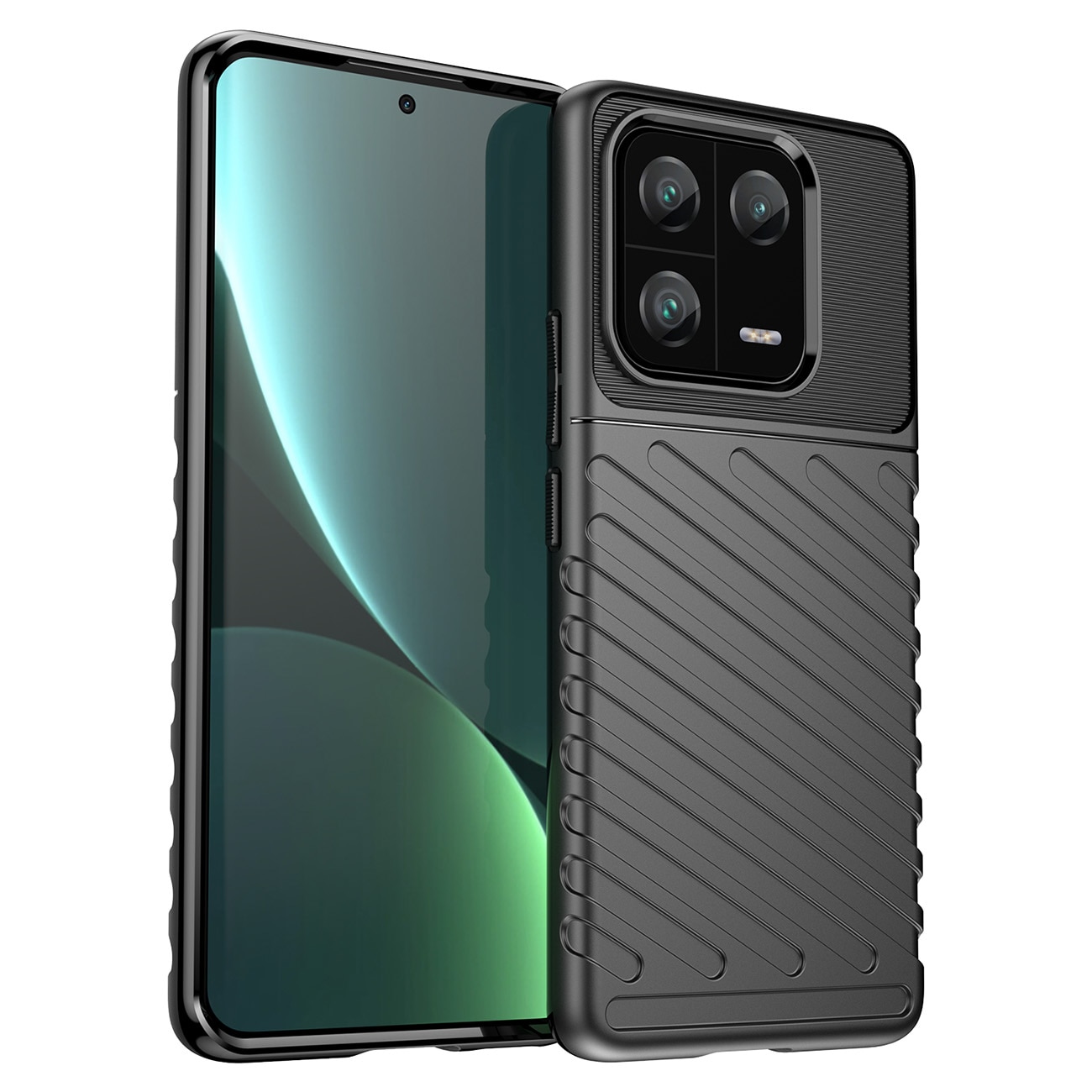 Carcasa Thunder Flexible compatibila cu Xiaomi 13 Pro Black