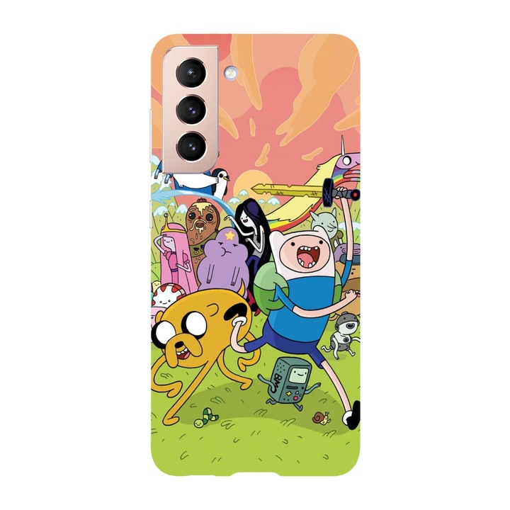 Husa compatibila cu Samsung Galaxy A23 5G, Viceversa, model Adventure time poster, Silicon, TPU
