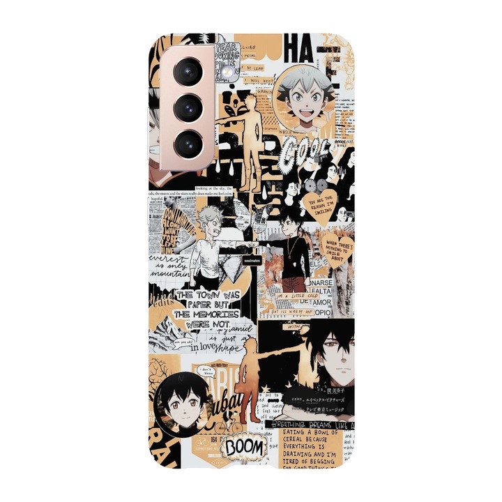 Husa compatibila cu Samsung Galaxy A23 5G, Viceversa, model Asta x Yuno Manga Black Clover, Silicon, TPU