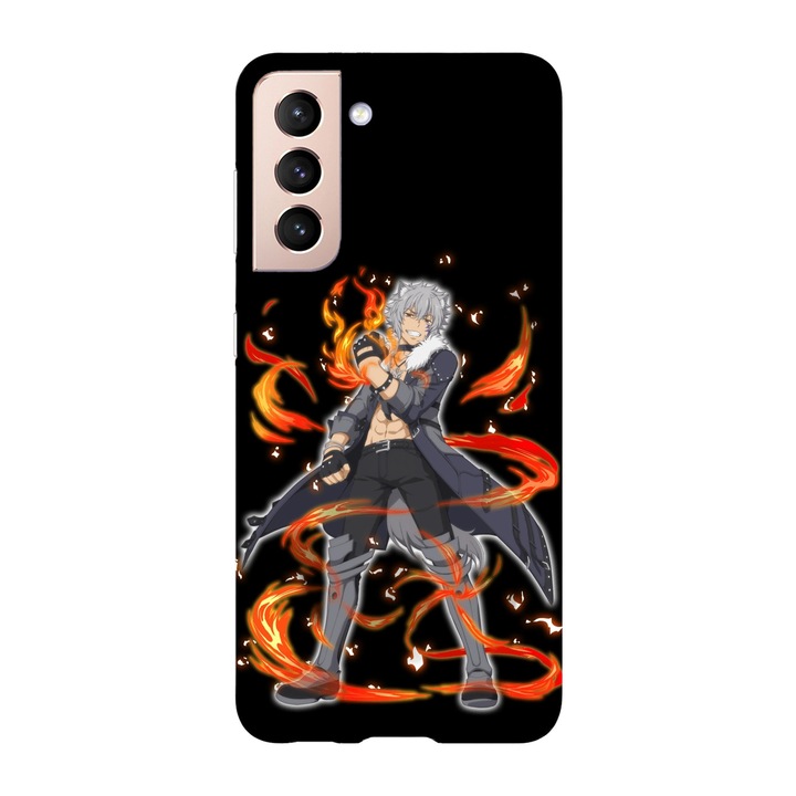 Husa compatibila cu Samsung Galaxy S22 Plus, Viceversa, model Bete Danmemo Full Silver Moonshadow, Silicon, TPU