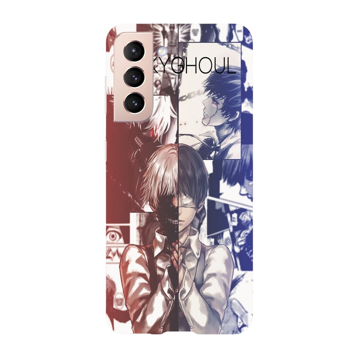 Husa compatibila cu Samsung Galaxy A23 5G, Viceversa, model Half Ghoul Tokyo Ghoul, Silicon, TPU