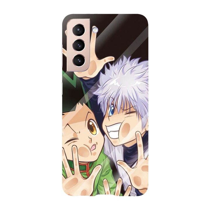 Husa compatibila cu Samsung Galaxy S21 Ultra, Viceversa, model Having Fun Hunter x Hunter, Silicon, TPU