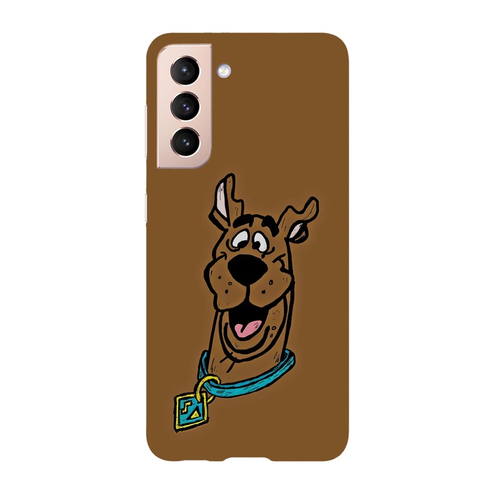 Калъф, съвместим с Samsung Galaxy S23 Ultra, обратно, модел I am Scooby, силикон, TPU