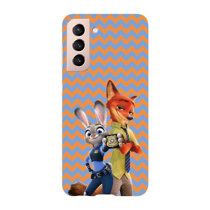 Husa compatibila cu Samsung Galaxy S22 Plus, Viceversa, model Judy the police officer Zootopia, Silicon, TPU