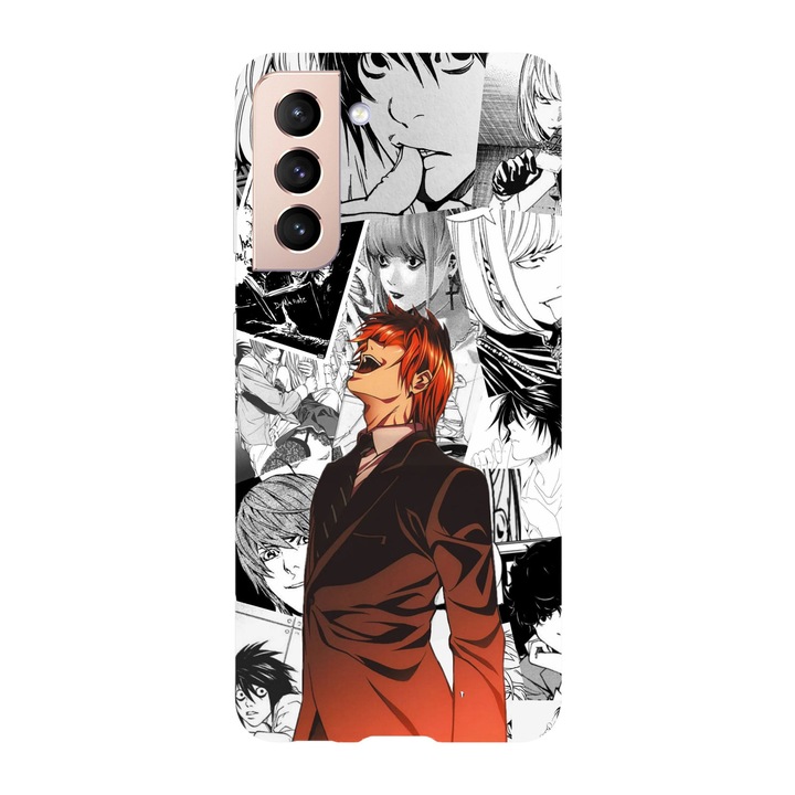 Калъф, съвместим с модел Samsung Galaxy S23 Ultra, Viceversa, Light manga Death Note, силикон, TPU