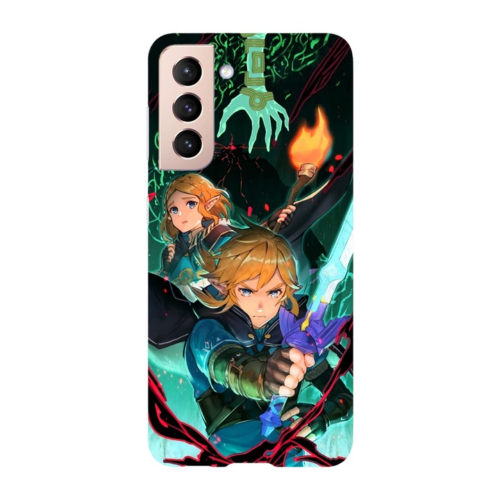 Samsung Galaxy M53, Viceversa, Link The Legend of Zelda modellel, szilikonnal, TPU-val kompatibilis tok