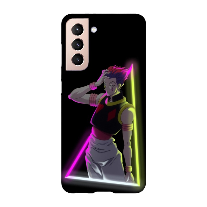Калъф, съвместим с модел Samsung Galaxy S23 Ultra, Viceversa, Neon Hisoka Hunter x Hunter, силикон, TPU