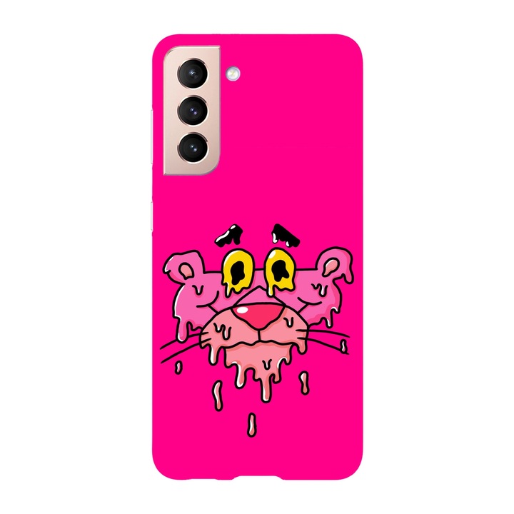Калъф, съвместим с Samsung Galaxy Note 20, Viceversa, Pink Panther stoned face model, силикон, TPU
