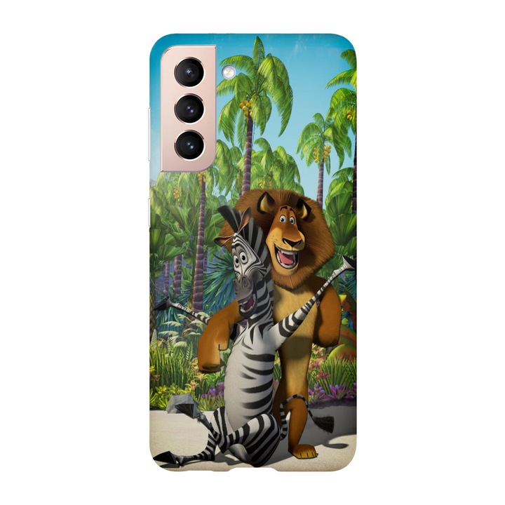 Husa compatibila cu Samsung Galaxy S20 Plus, Viceversa, model Marty and Alex Madagascar, Silicon, TPU