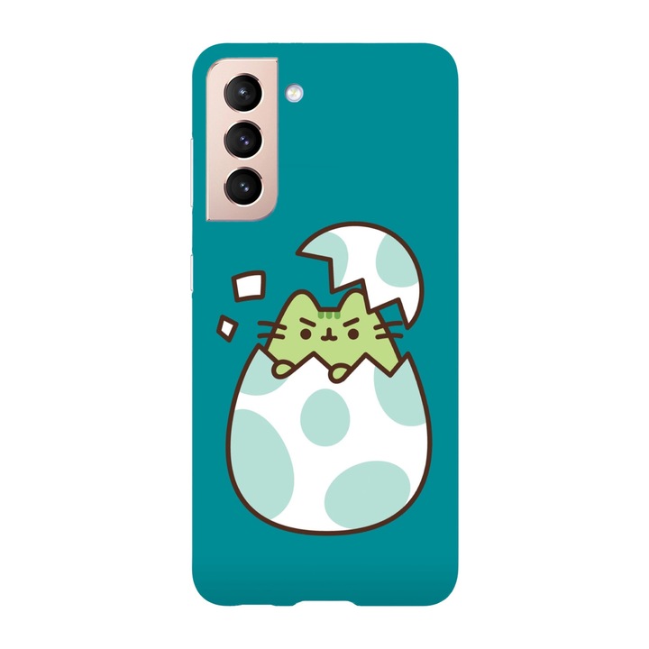 Калъф, съвместим с Samsung Galaxy S23 Ultra, Viceversa, модел Pusheen Egg, силикон, TPU