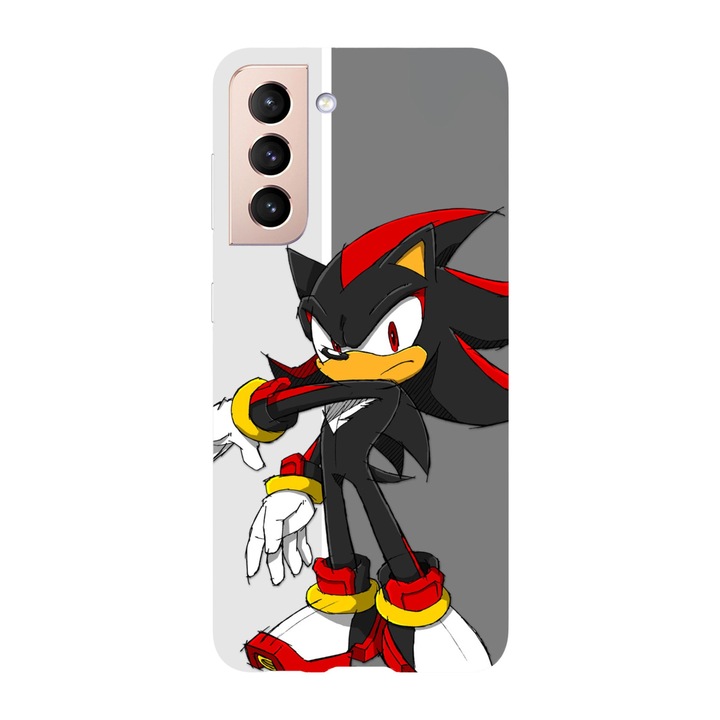 Husa compatibila cu Samsung Galaxy S22 Plus, Viceversa, model Shadow Sonic The Hedgehog, Silicon, TPU