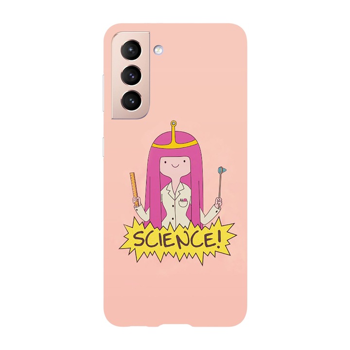 Samsung Galaxy S22 Ultra, Viceversa, Princess Bubblegum make science Adventure time, szilikon, TPU modellekkel kompatibilis burkolat