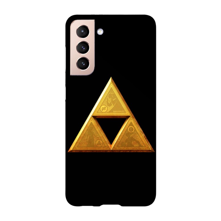 Калъф, съвместим с Samsung Galaxy Note 20 Ultra, Viceversa, модел Zelda Triforce, силикон, TPU