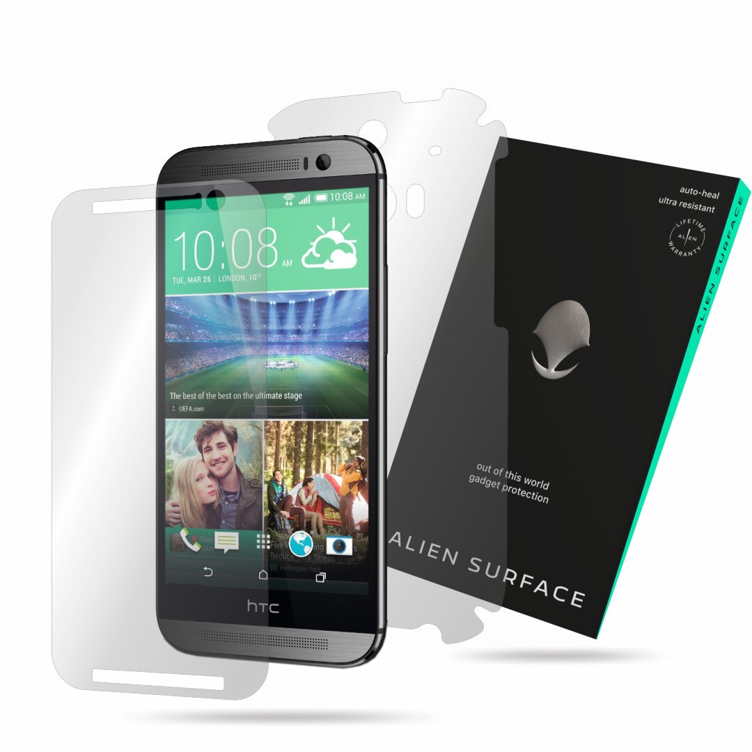 Folie Alien Surface, HTC One M8s, protectie ecran, spate, laterale