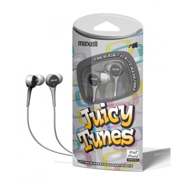 MAXELL Fülhallgató JUICY TUNES 3.5mm jack, Ezüst eMAG.hu MAXELL Fülhallgató CB White 3.5mm jack, Fehér eMAG.hu