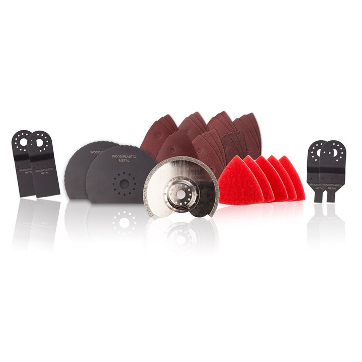 Комплект 52 аксесоара за трион Repairman, Profi Tools, Многоцветен