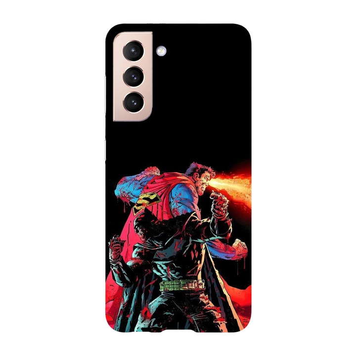 Samsung Galaxy S23 Ultra, Viceversa, Batman & Superman modell, szilikon, TPU tok kompatibilis
