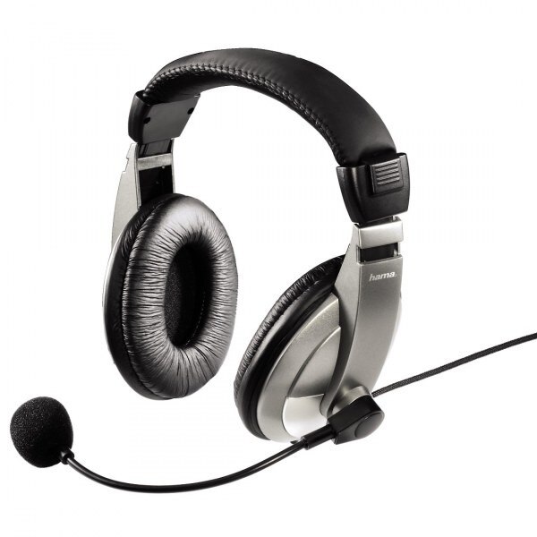 Hama Pc Headset FeketeSzürke eMAG.hu Hama Basic fekete fülhallgató eMAG.hu