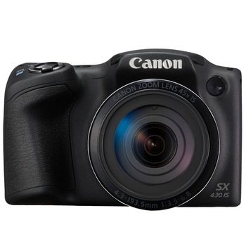 Aparat foto digital Canon Powershot SX430 IS, 20MP, Wi-Fi, Negru Aparat foto digital Canon Powershot SX430 IS, 20MP, Wi-Fi, Negru