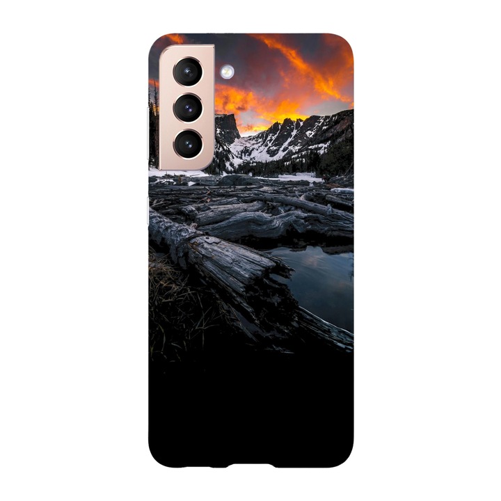 Калъф, съвместим с Samsung Galaxy S23 Ultra, Viceversa, модел Dream Lake, Silicon, TPU