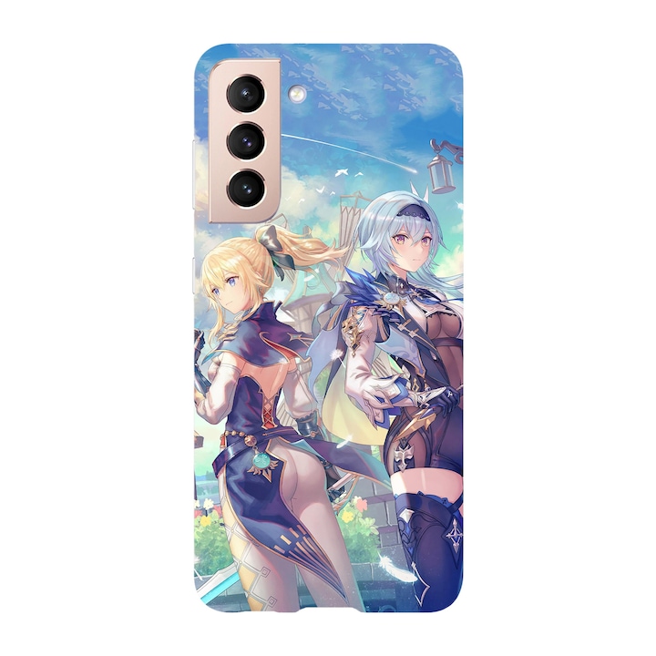 Калъф, съвместим с Samsung Galaxy Note 20, Viceversa, модел Genshin Impact, силикон, TPU