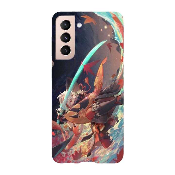 Калъф, съвместим с Samsung Galaxy Note 20 Ultra, Viceversa, модел Kazuha Genshin Impact, Silicon, TPU