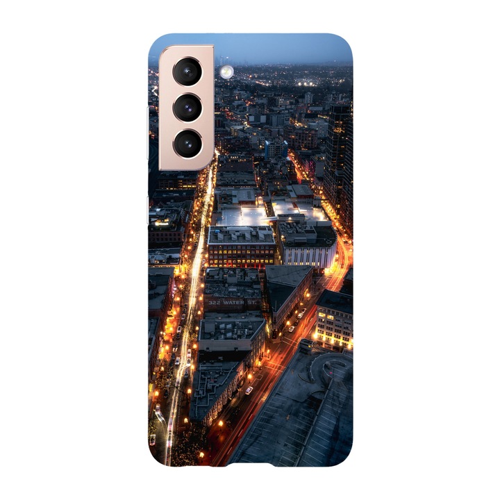 Калъф, съвместим с Samsung Galaxy S23 Ultra, Viceversa, модел Night motion, силикон, TPU