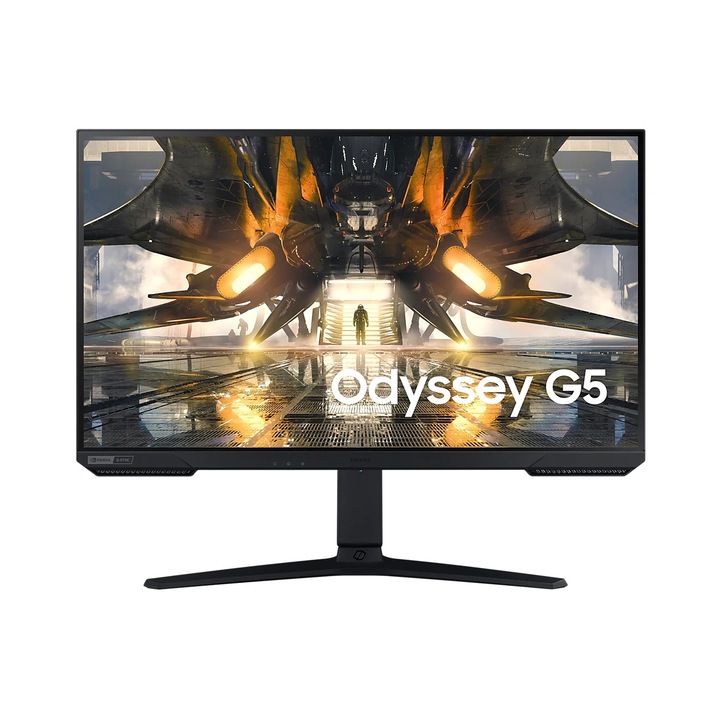 Samsung Odyssey LS27AG520NUXEN Gaming Monitor , 27", IPS, 2560X1440, HDR400, 1ms, 165hz, G-Sync, FreeSync Premium, DP, HDMI, fekete