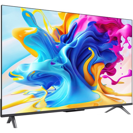 Телевизор TCL 43C645, 43" (108 см), Smart Google TV, 4K Ultra HD, Клас G, QLED