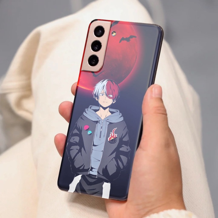 Кейс съвместим с Samsung Galaxy Note 20 Ultra, Viceversa, модел todoroki my hero academia, силикон, TPU