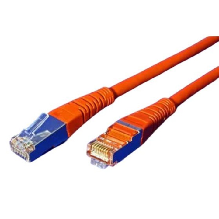 FTP patch kábel, Cat 5e, 3 m, piros