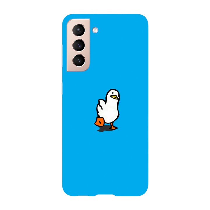 Калъф, съвместим с Samsung Galaxy S23 Ultra, Viceversa, модел Duckduckgo, силикон, TPU
