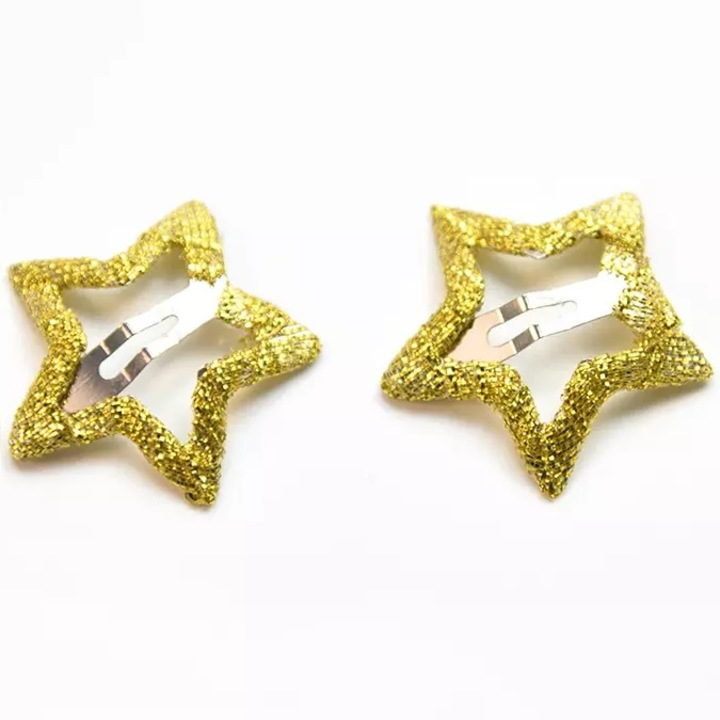 Hajcsat készlet, IZMAEL, csillag típusú, fém, ezüst, arany