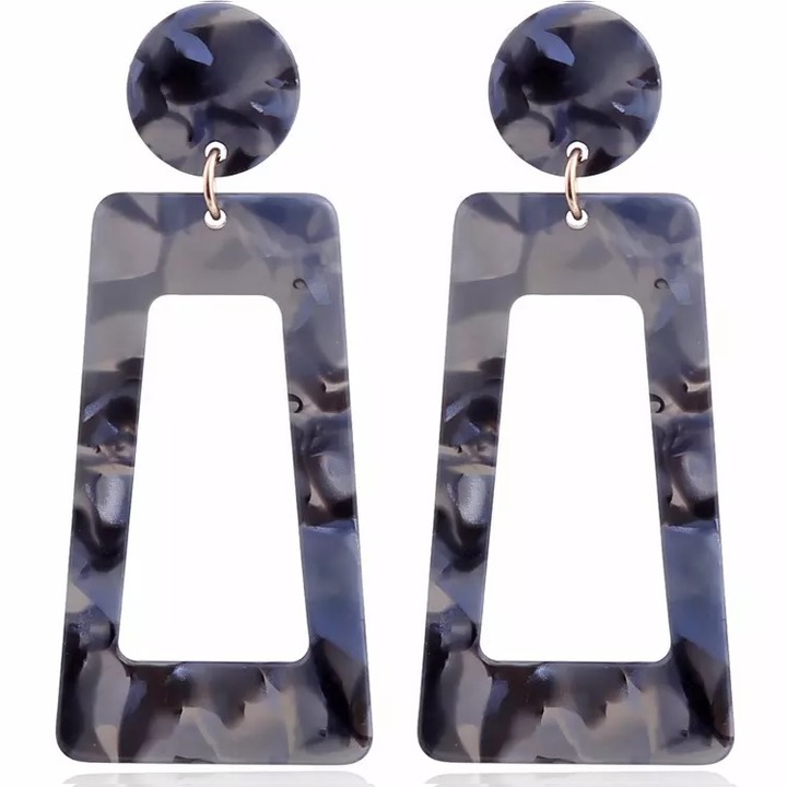 Női fülbevaló, Izmael, Műanyag, Többszínű