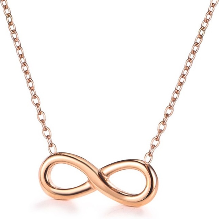 Női nyaklánc, Izmael, rozsdamentes acél, arany