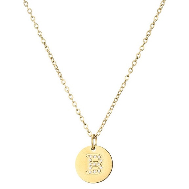 Női nyaklánc, Izmael, Rozsdamentes acél, Arany