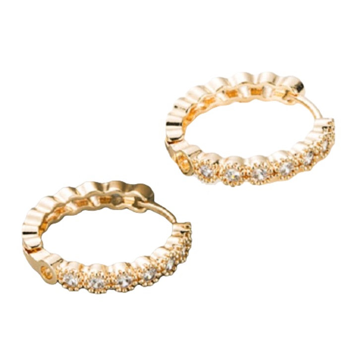 Női fülbevaló, Izmael, Fémötvözet, Arany